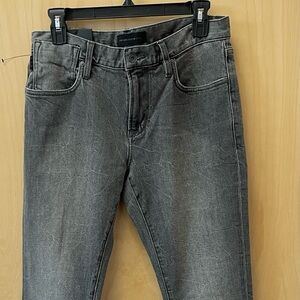 John Varvatos Bowery slim straight grey jeans sz 29 men’s NWT